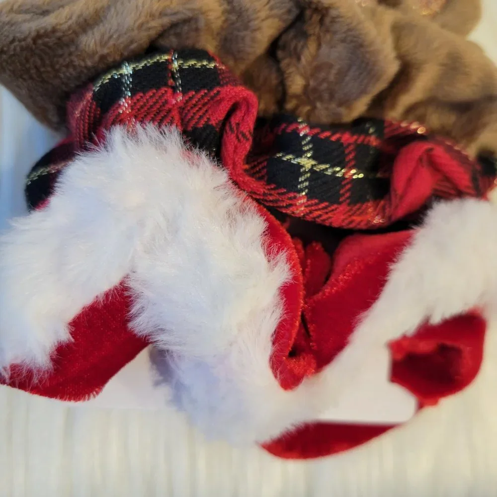 The Children's Place Faux Fur Holiday Scrunchies